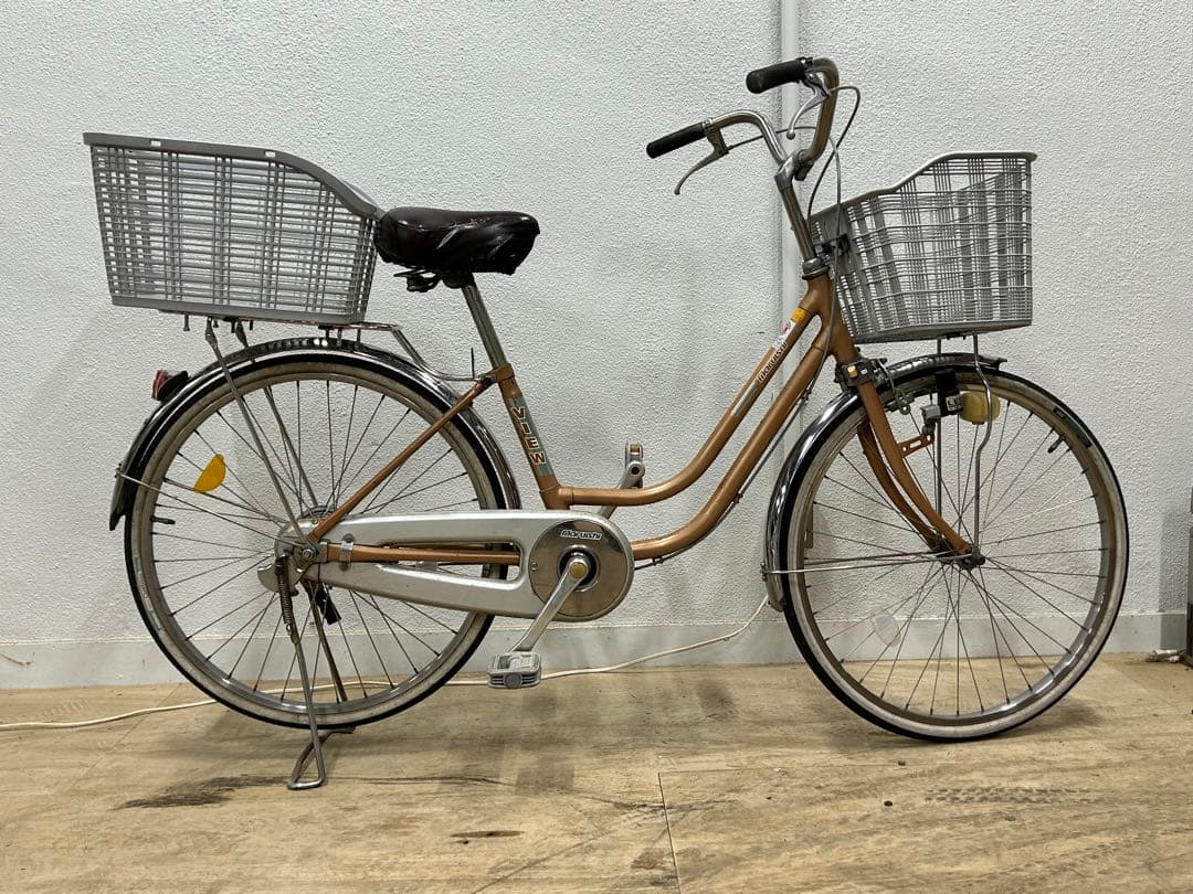 OGK シティサイクル 26インチ ブラウン