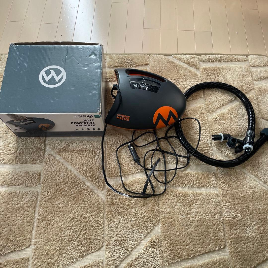 アウトドアマスター　電動空気入れ　SUP.インフレータブル