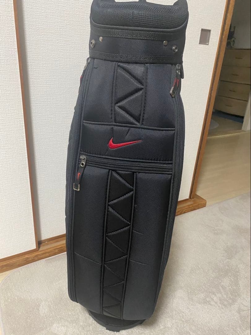 【希少・廃盤モデル】NIKE GOLF キャディバッグ ブラック×レッド