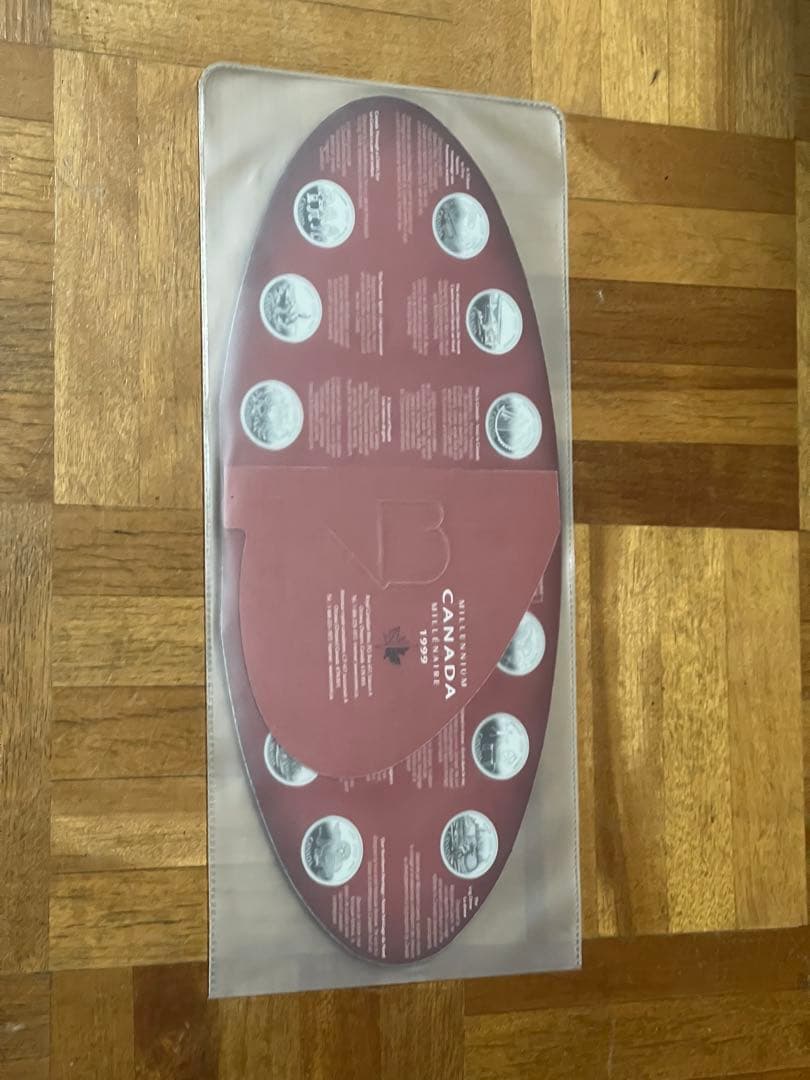 1999年 カナダ 12枚　92.5% スターリングシルバー　合計59.8グラム