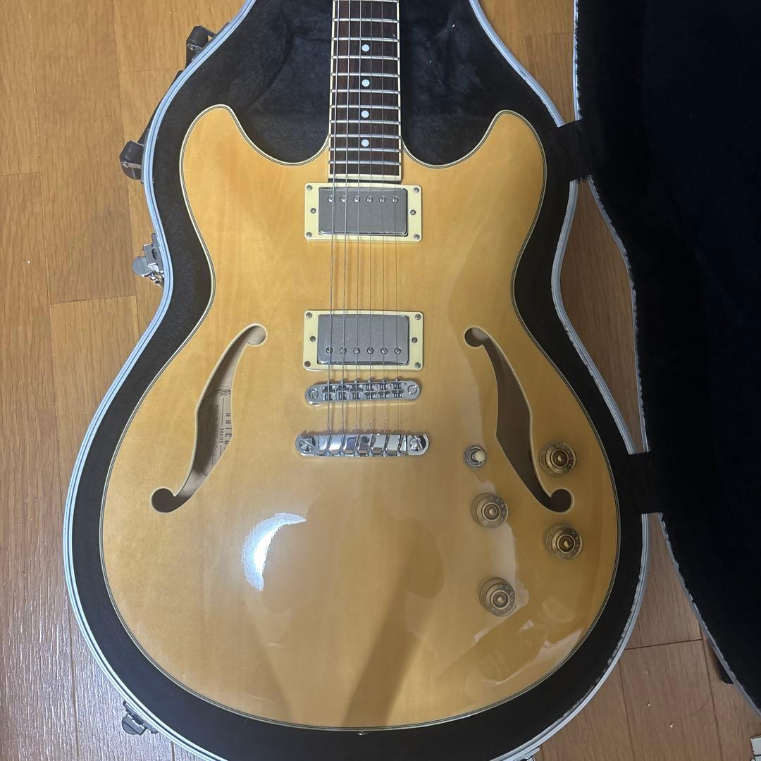 Ibanez AS73D-NT-12-02ハードケース 付き