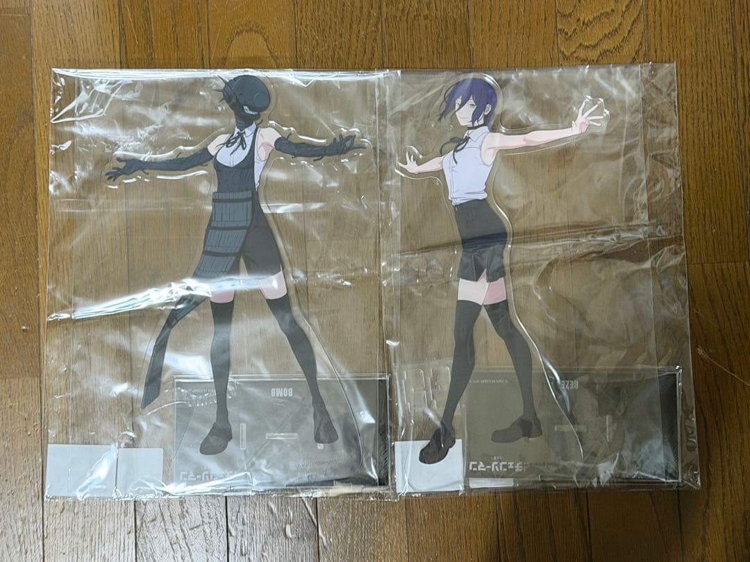 ★開封品★ チェンソーマン レゼ篇 アクリルメガフィギュア レゼ ボム 2点
