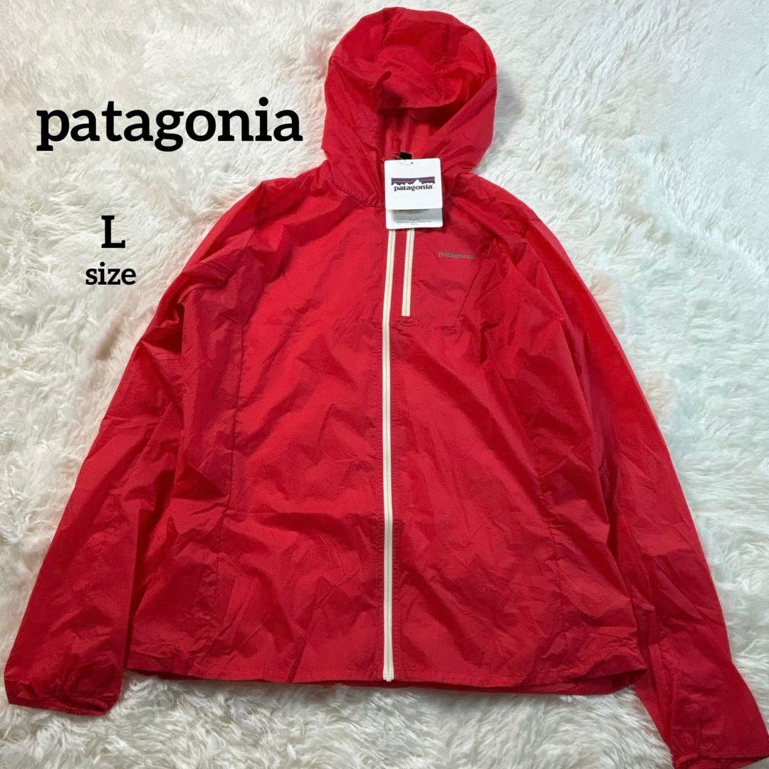 新品未使用タグ付 パタゴニア patagonia フーディニジャケット L赤