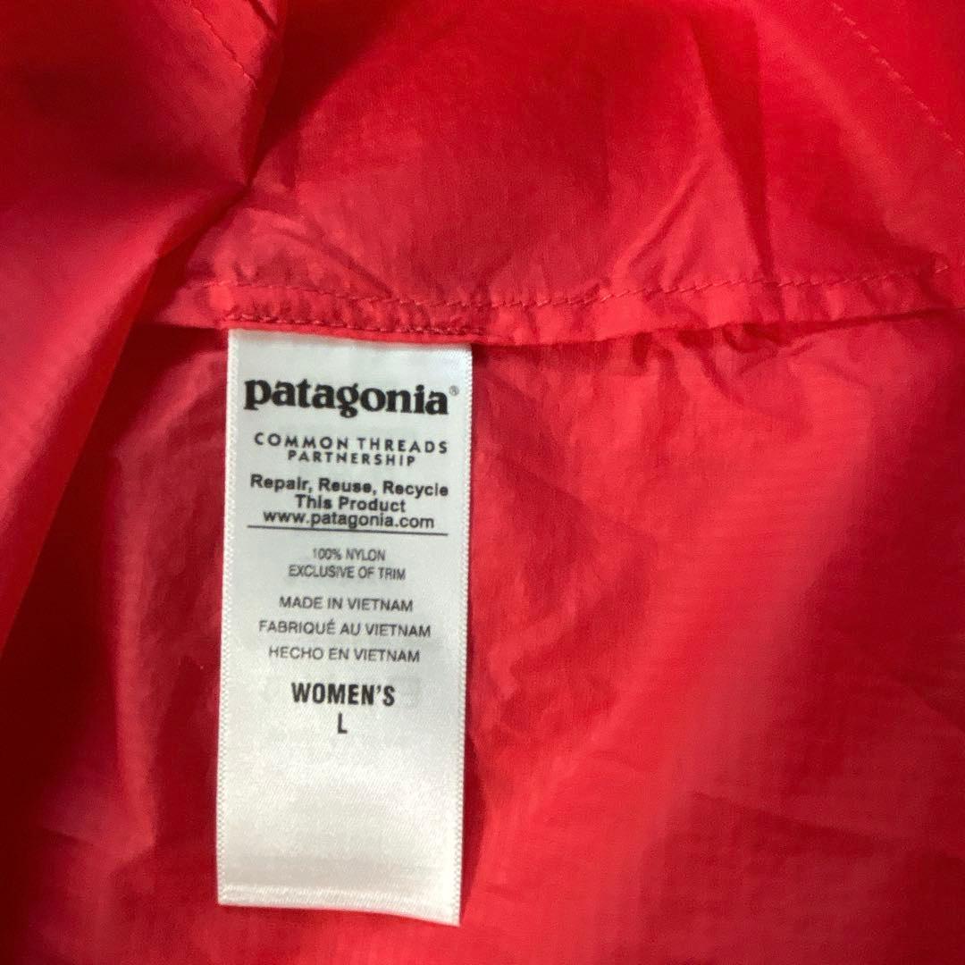 新品未使用タグ付 パタゴニア patagonia フーディニジャケット L赤