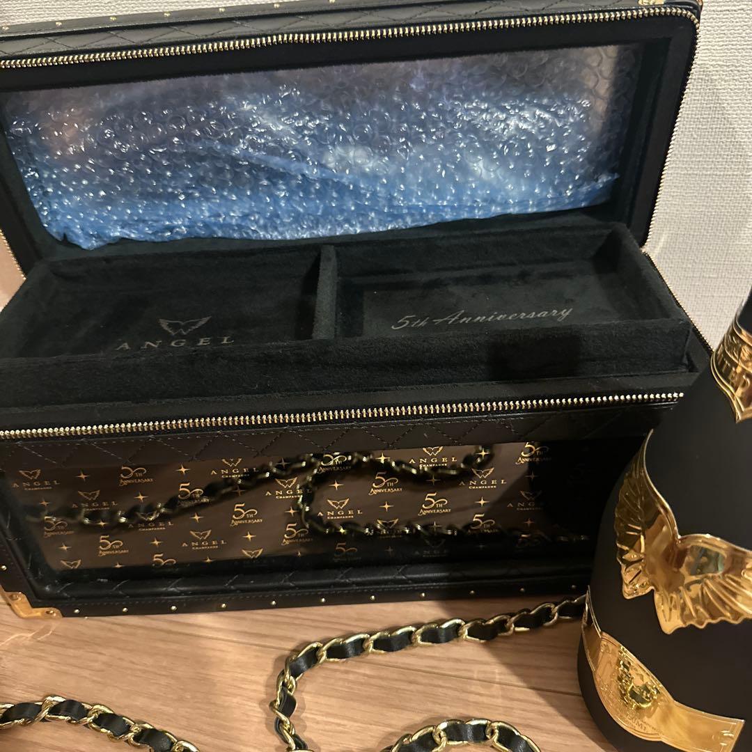 エンジェル NV ブリュット ブラック 5周年記念 レザーラッチタイプ750ml