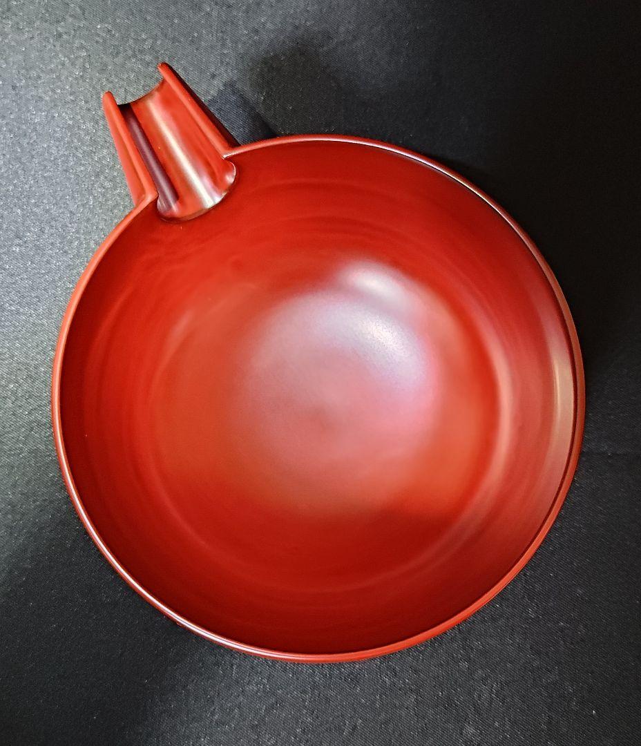 輪島塗 角偉三郎 朱塗 片口 六つ星 紙箱 共布 栞 人間国宝 名工 価格相談応