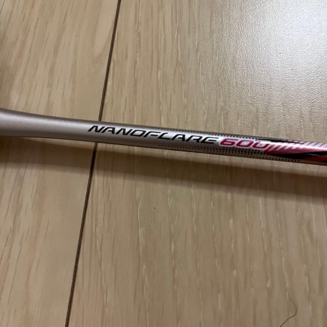 ✨NANOFLARE 600 バドミントンラケット ピンク✨