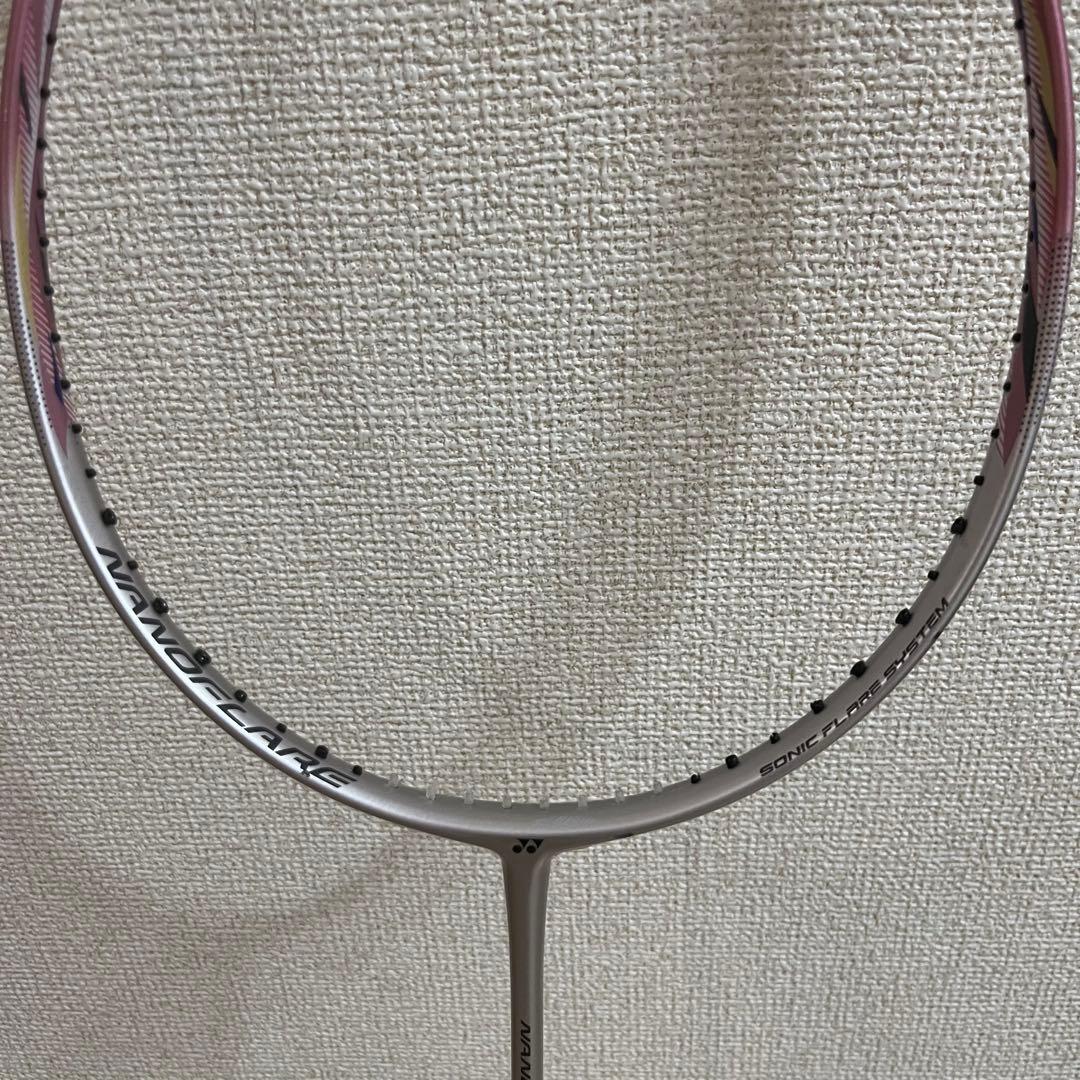 ✨NANOFLARE 600 バドミントンラケット ピンク✨