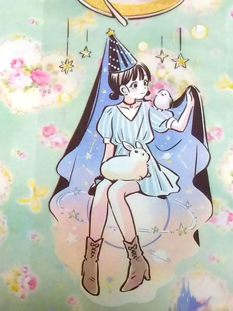 J951＃魔女派对(雾面PET)噼里啪啦実験室切り売り海外人物マステ女の子