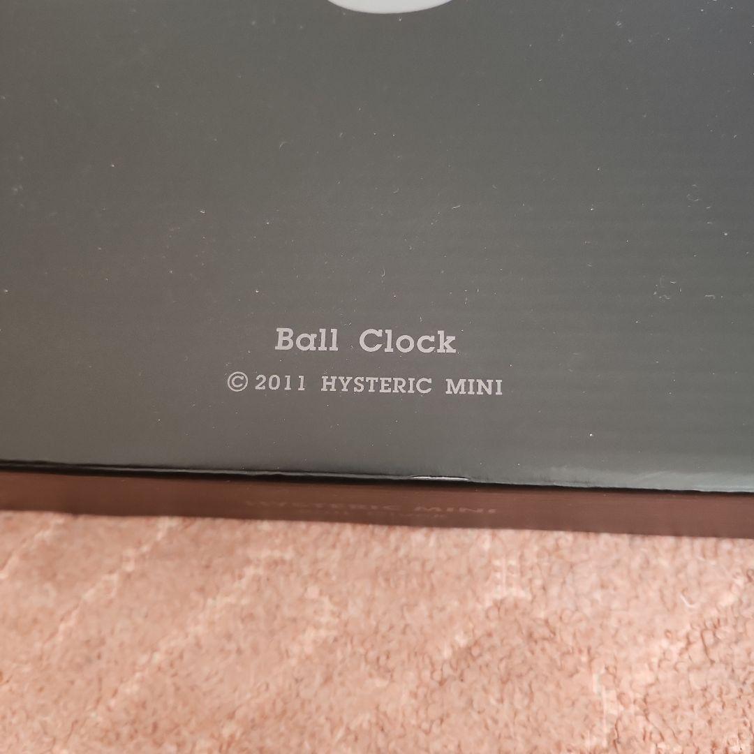 ヒステリックミニ　壁掛け時計　黒