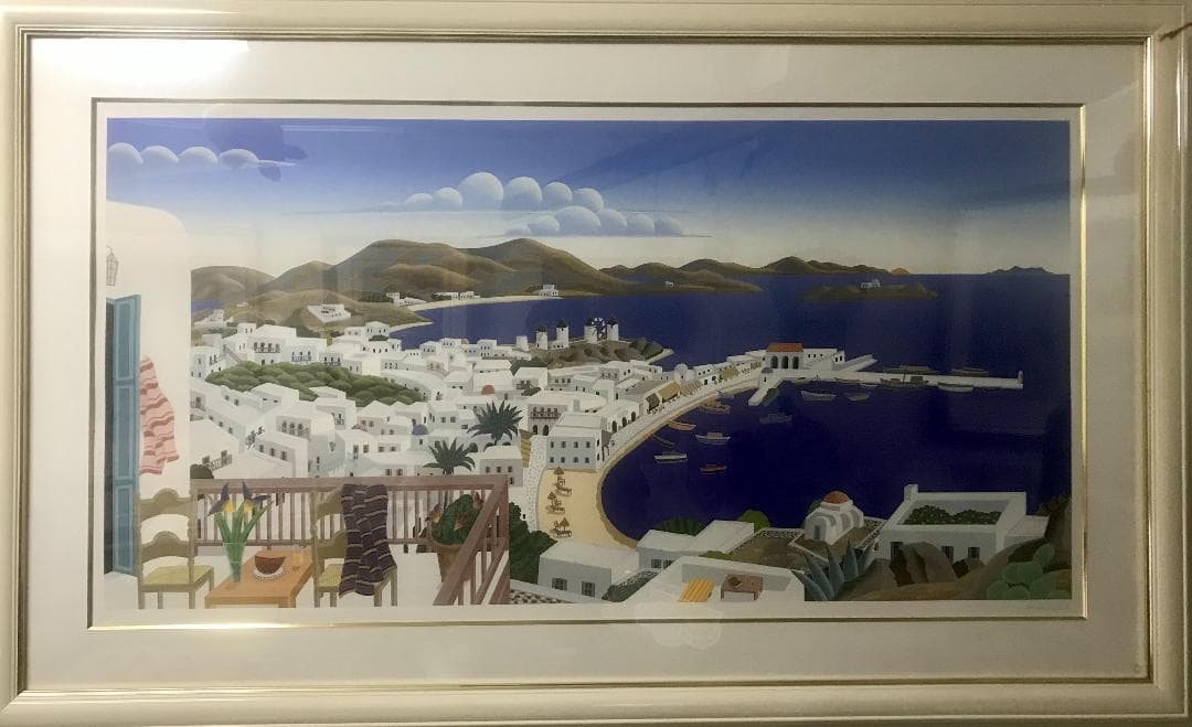 ★【トーマス・マックナイト】の『ミコノスの風景』★