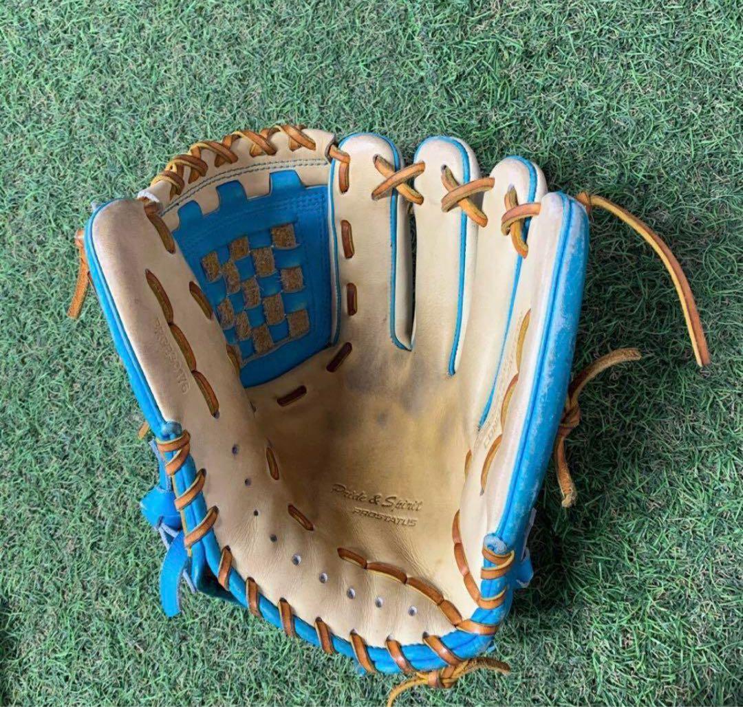 野球グローブ　軟式　内野用グラブ　ZETT ゼット　プロステイタス　源田モデル