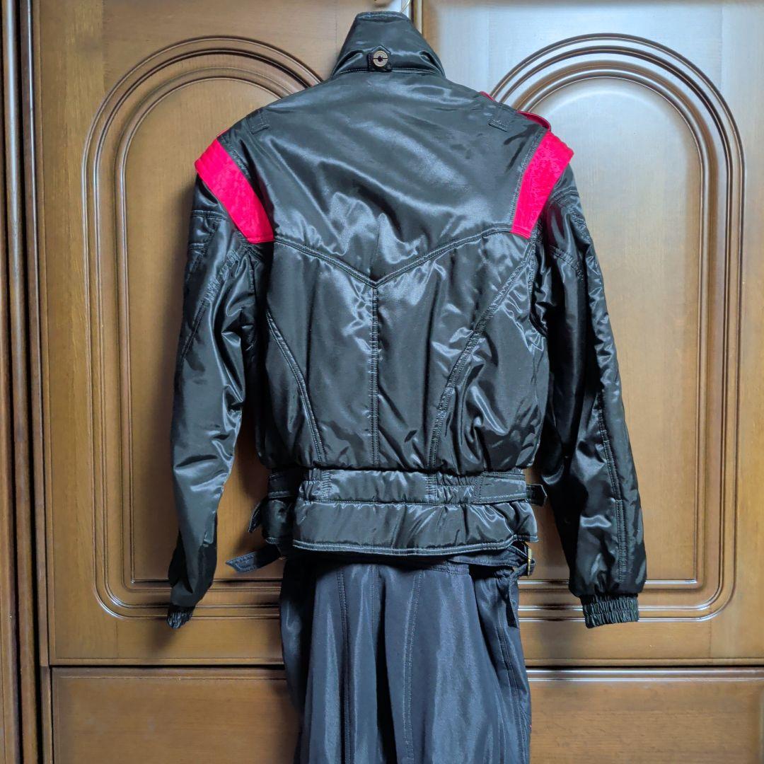 【WINDEX・ウインデックス】スキーウェア ブラック✕レッド ２点セット