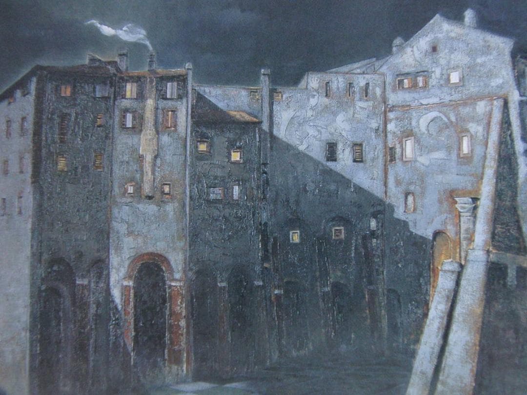 新井象子、【あかり】、希少な額装用画集より、新品額装付