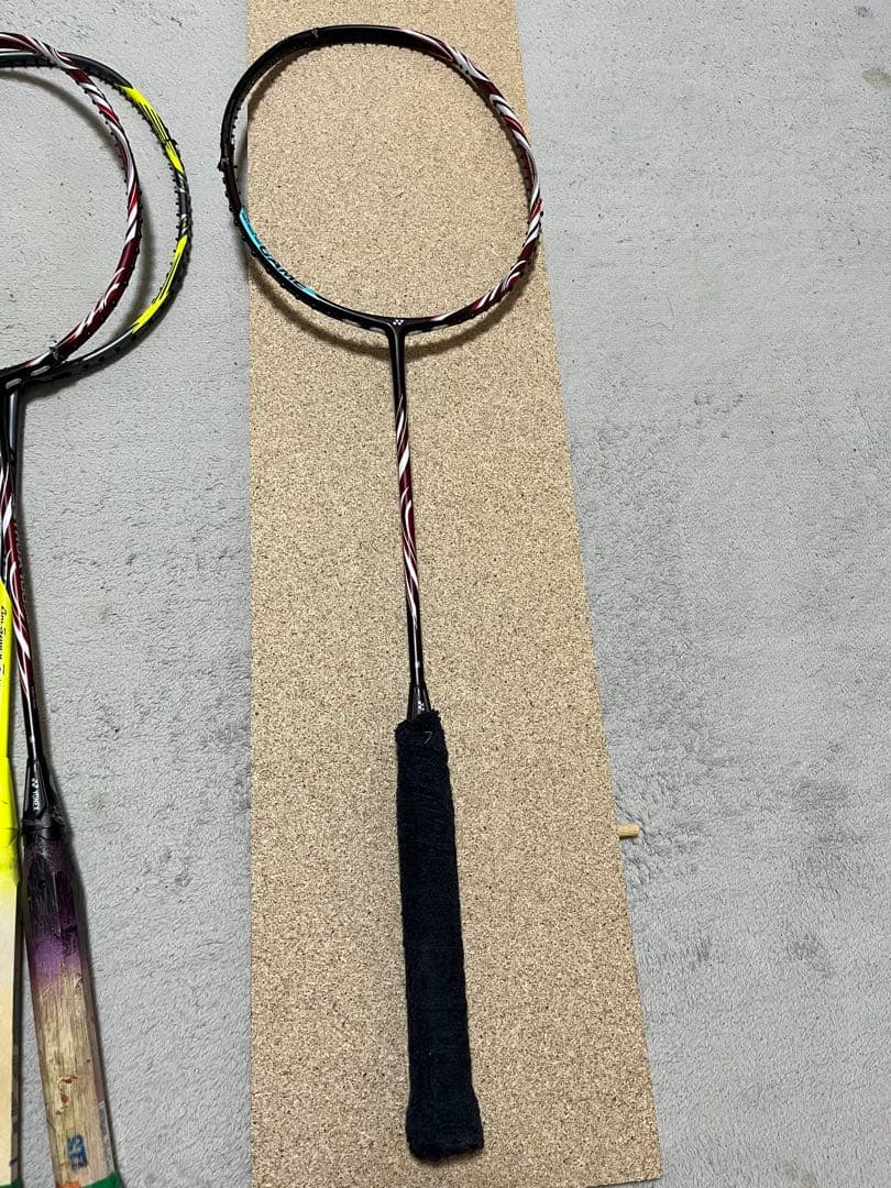バドミントンラケット3本❗️ ジャンク品❗️ 4U5❗️