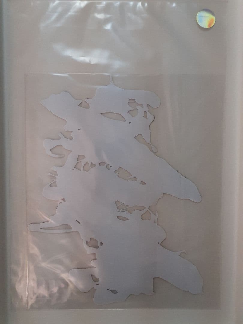 はくいきしろい アイシャドウでつくられたアートステッカー KATE