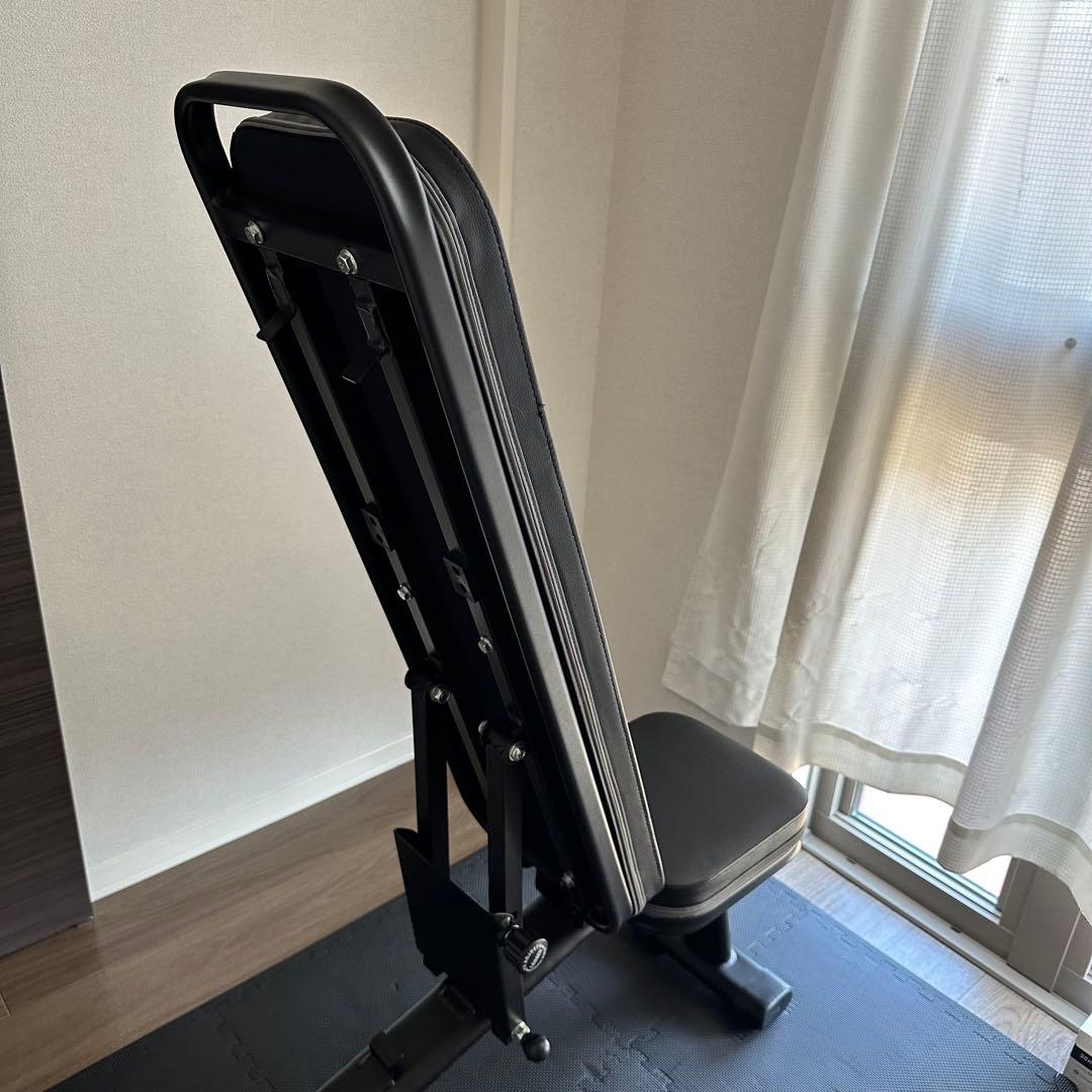 トレーニングベンチ LE-B80+iROTEC可変式ダンベル+マット