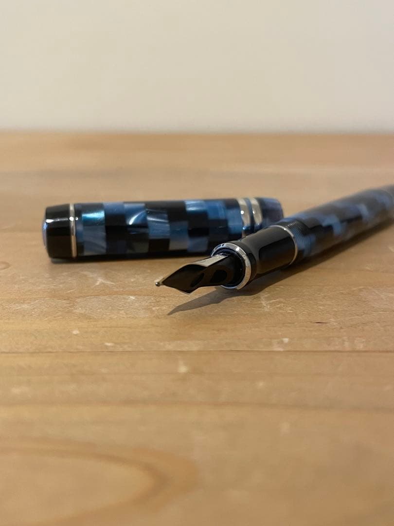 パーカー　デュオフォールド　インターナショナル　モザイク　万年筆　18k