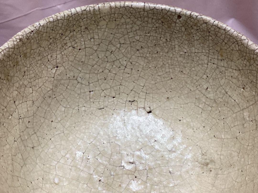 古犬山焼　呉須赤絵　花唐草紋様　鳳凰紋　江戸時代　時代物　伝統的な赤と緑の茶碗