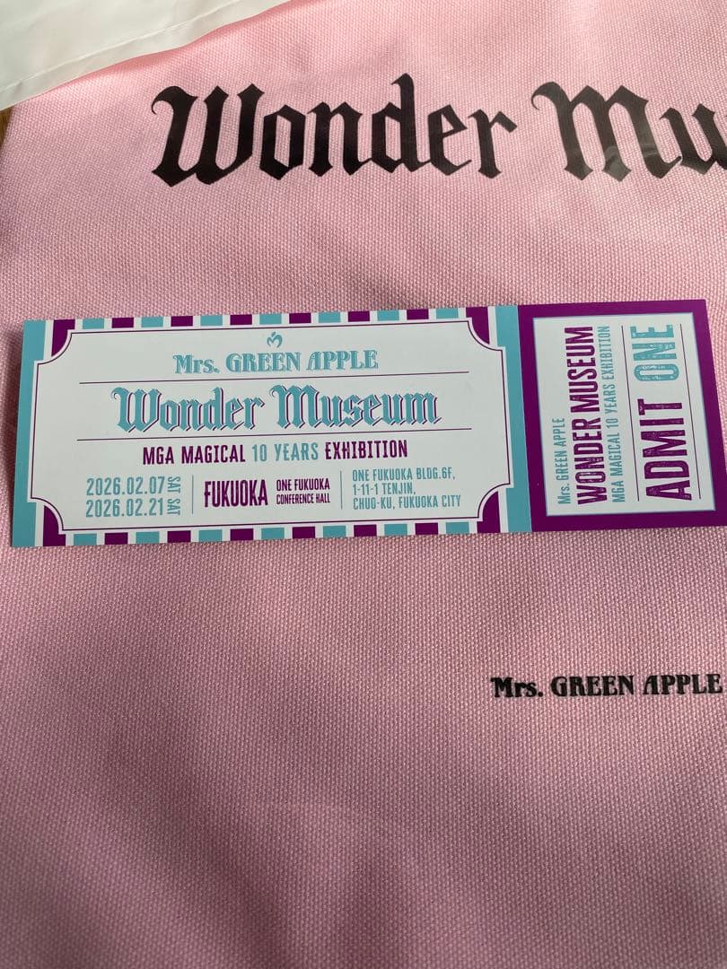 ミセスグリーンアップル　ワンダーミュージアム福岡限定トートバッグ　ステンドグラス