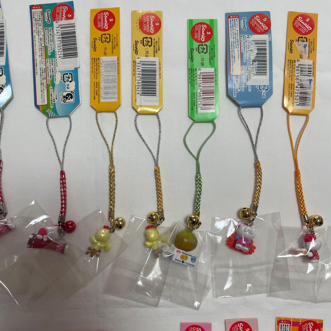 新品◆ハローキティ ご当地キティ 根付けストラップ 兵庫 18個セット◆匿名配送