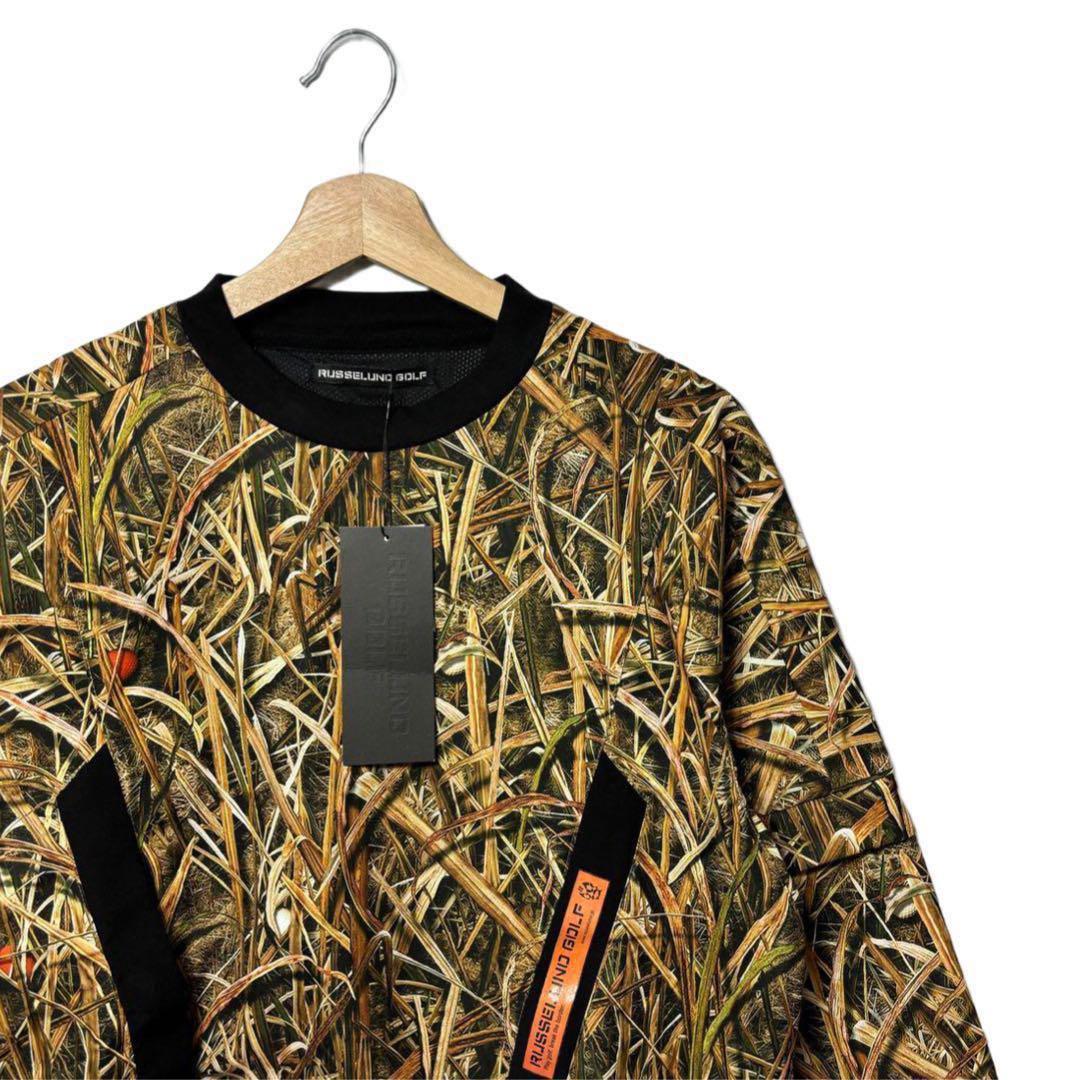 ラッセルノ 2WAY プルオーバー ブルゾン パンツ カモ セットアップ L上下