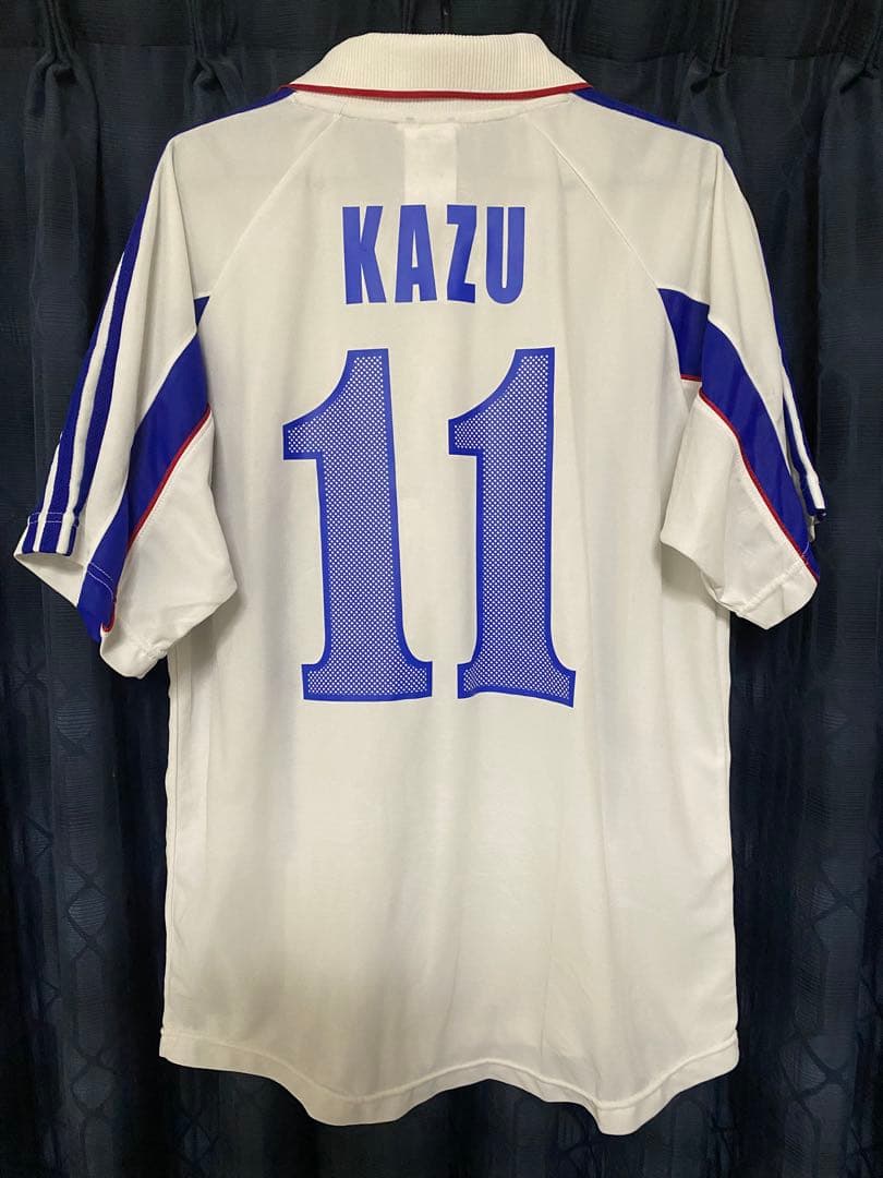 三浦知良 1999/2000 日本代表 アウェイユニフォーム　カズ