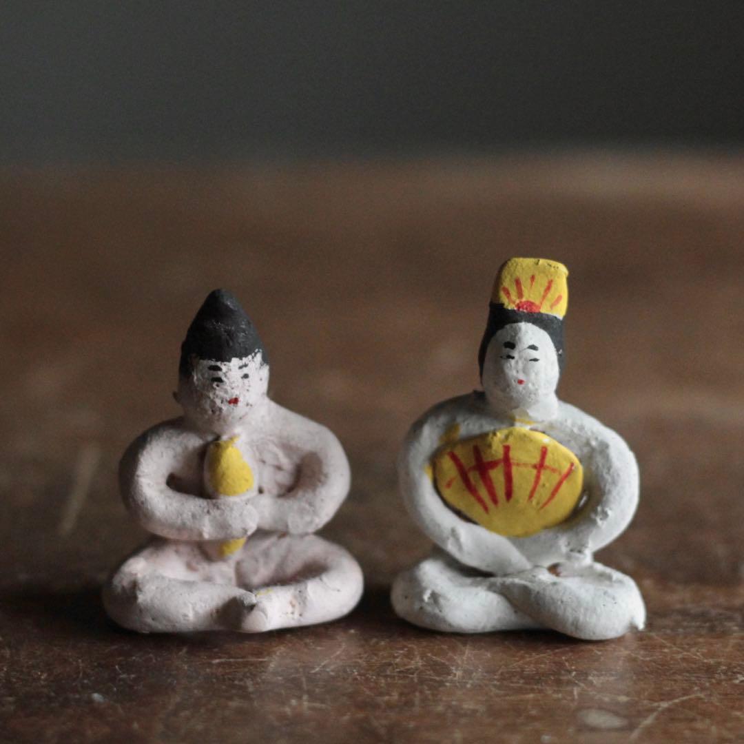 住吉人形 裸雛 古作 郷土人形 土人形 民芸 古道具 アンティーク オブジェ