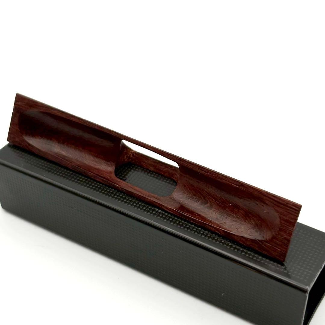 【希少】三味線 駒 入舎利紅木駒 地唄 小唄用 天然素材天 駒入れ付