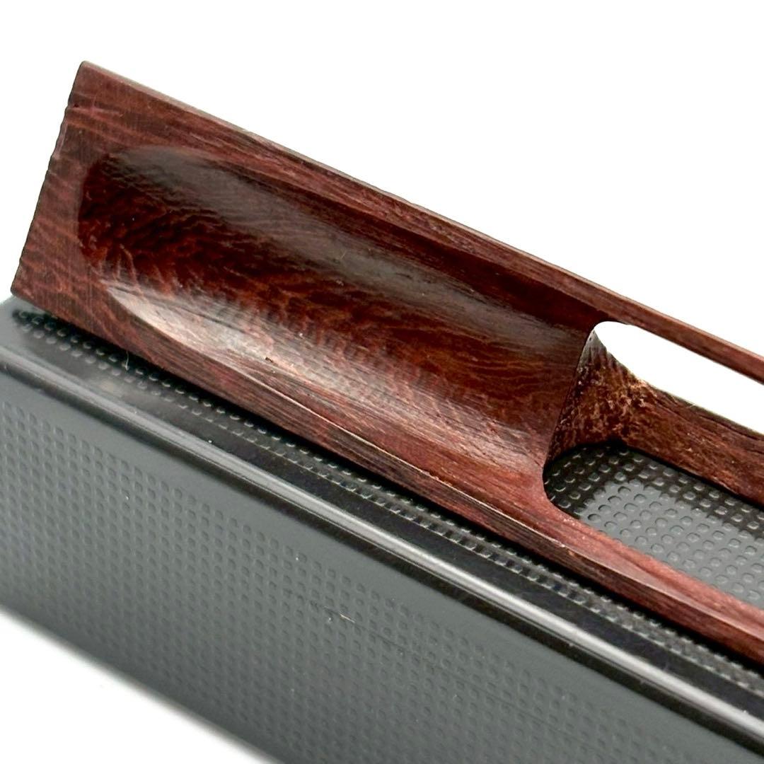 【希少】三味線 駒 入舎利紅木駒 地唄 小唄用 天然素材天 駒入れ付