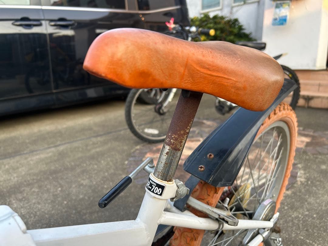 GRAPHIS 折りたたみ自転車 オレンジタイヤ付き