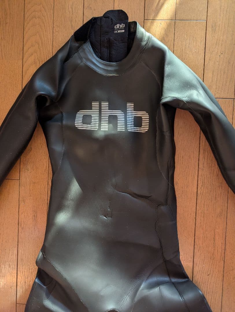 dhb ウエットスーツ トライアスロン メンズ MBサイズ リペア跡あり