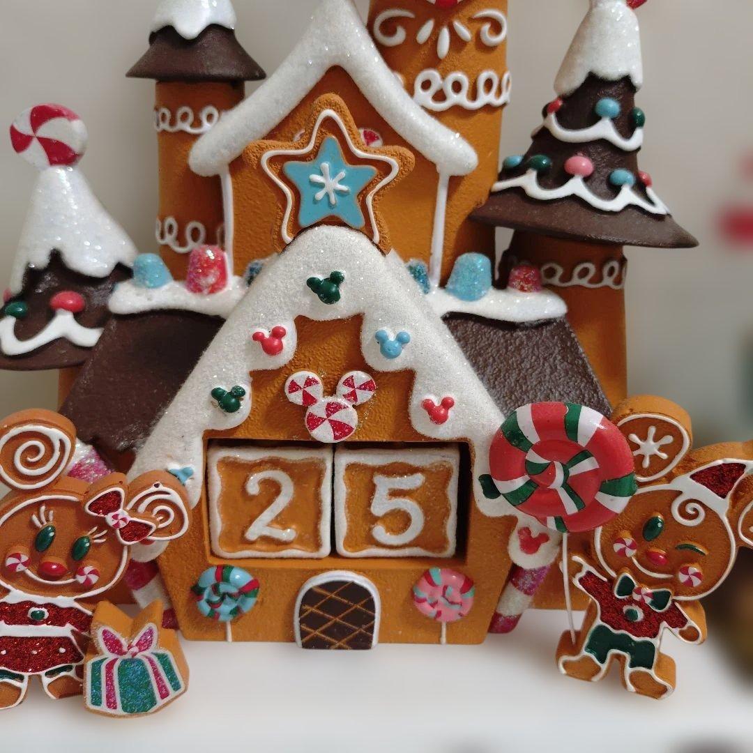 ディズニー　クリスマス　フィギュア　ジンジャーブレッドセット