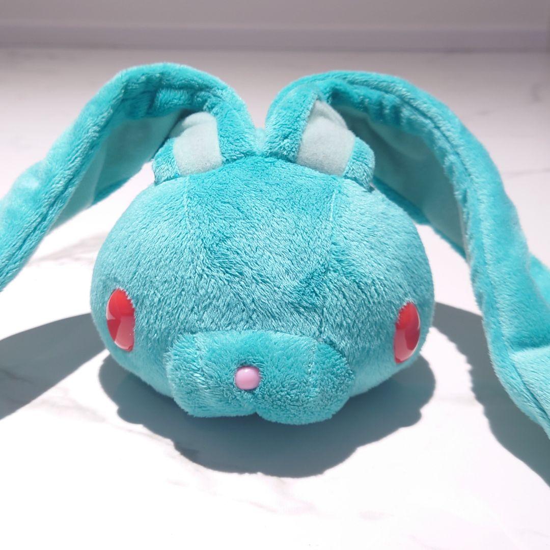 H*o様 チャックスGP 汎用うさぎ デュアルペンポーチ ターコイズブルー（ペン