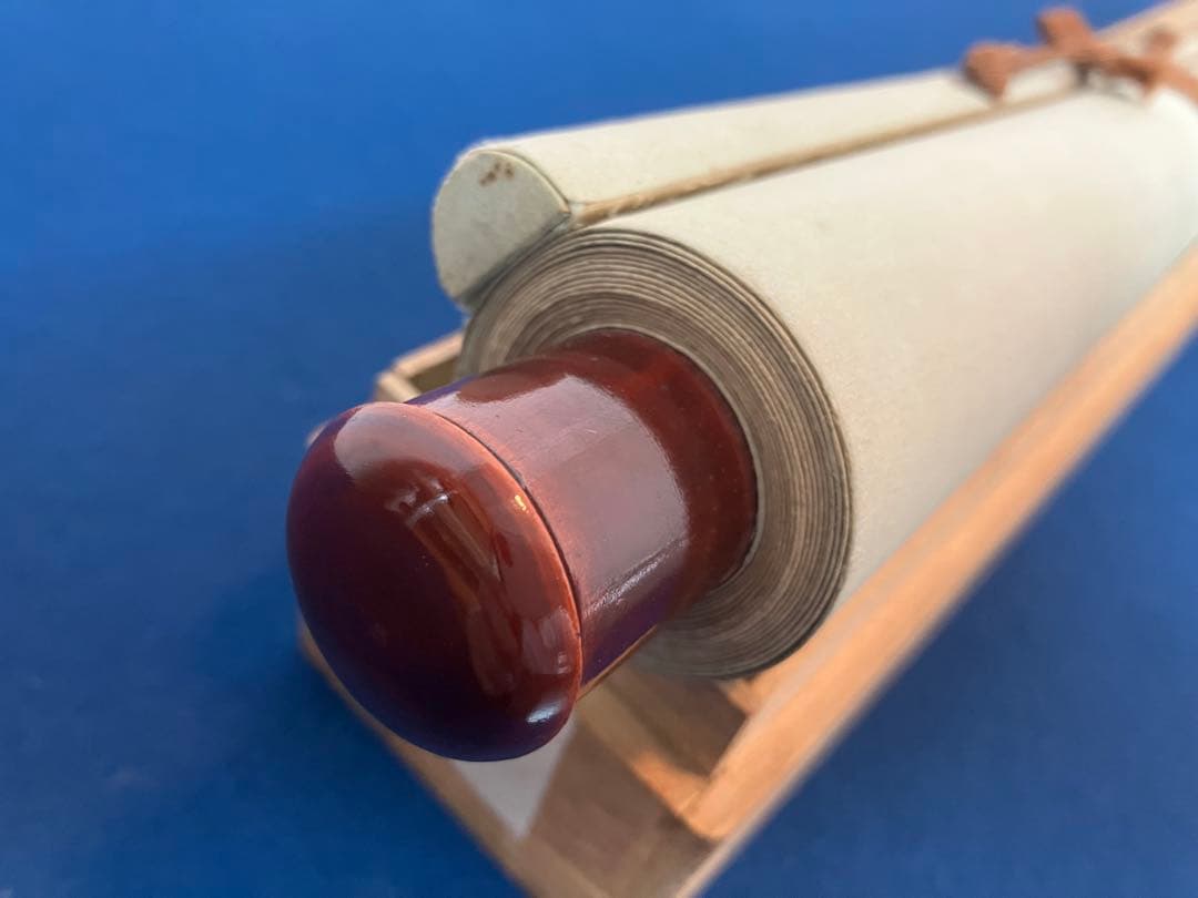 岡本一平　紙本　掛軸（岡本太郎 の父・漫画・水墨画）