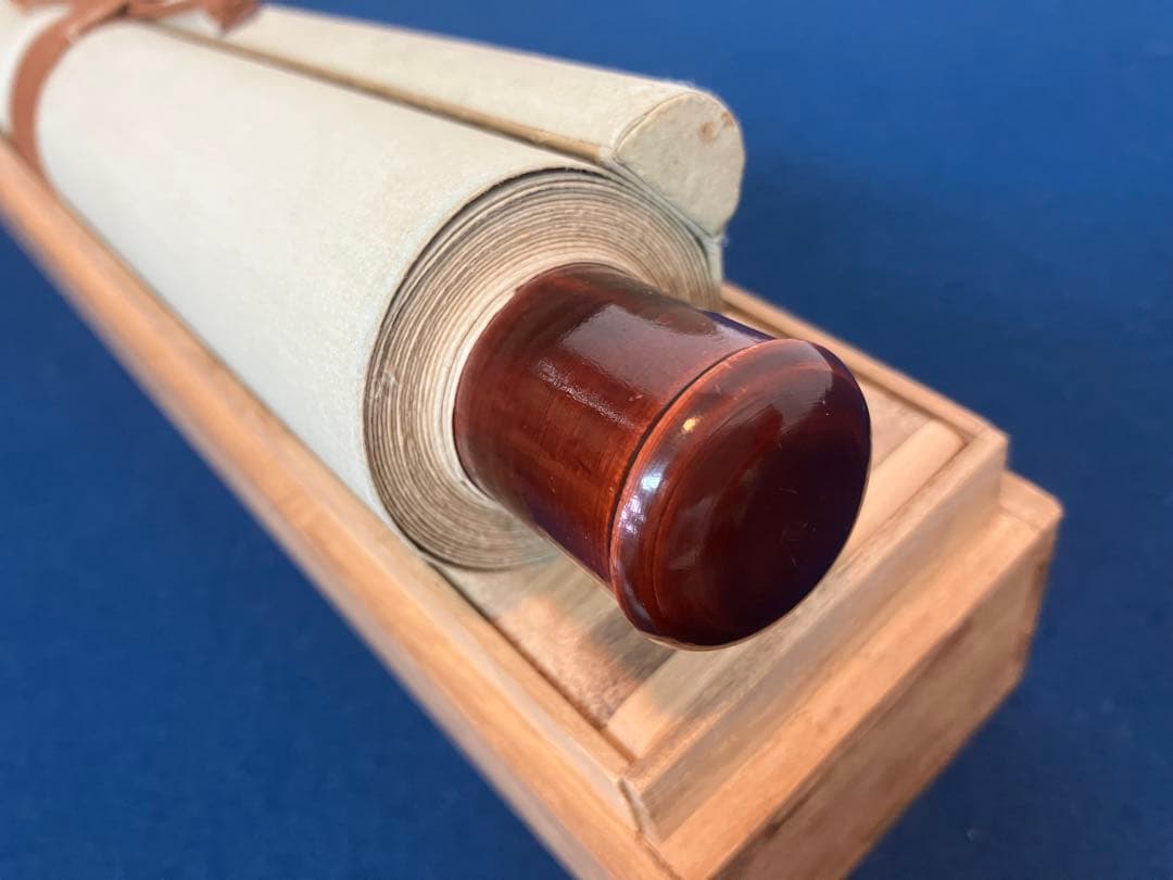 岡本一平　紙本　掛軸（岡本太郎 の父・漫画・水墨画）