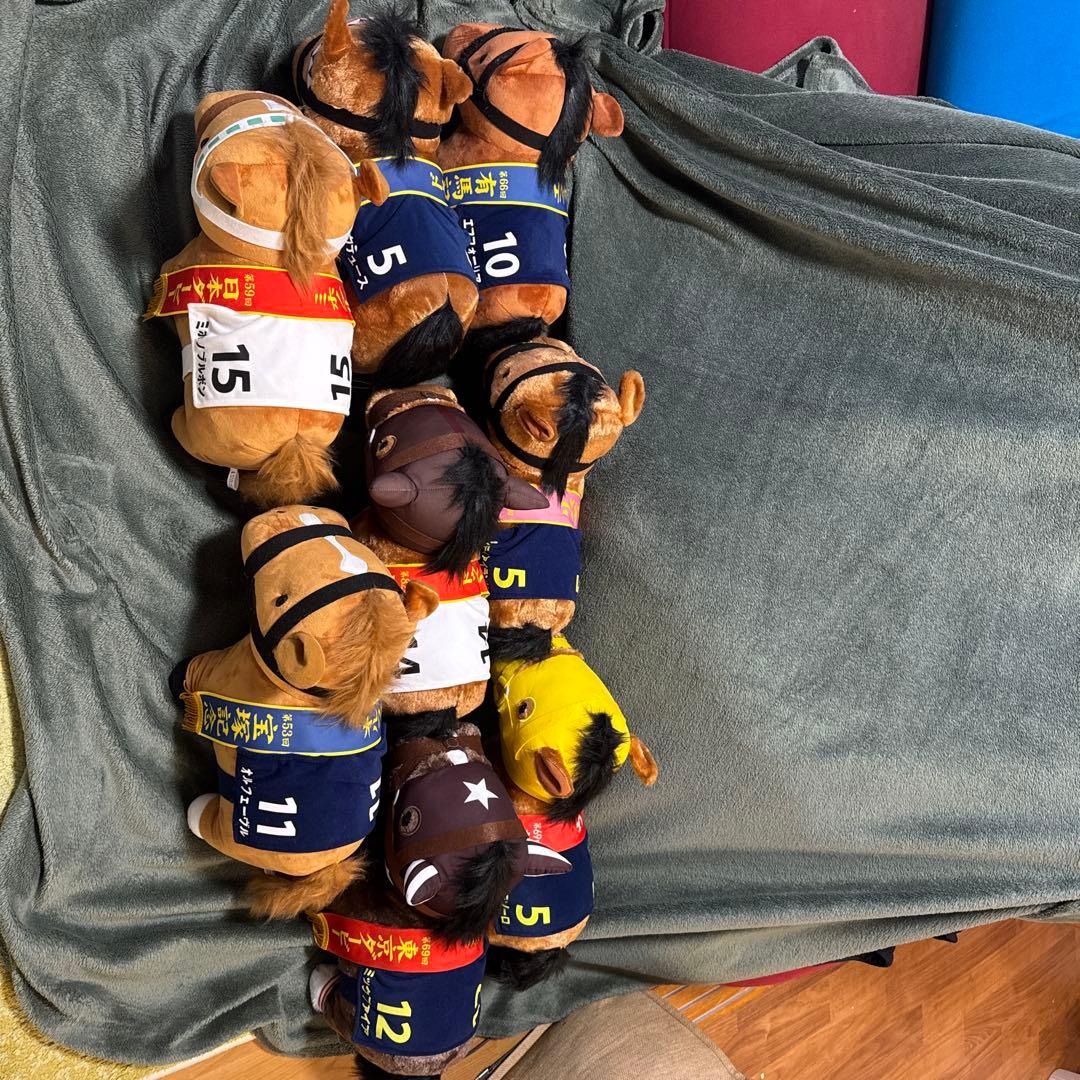 サラブレッドコレクション　ぬいぐるみセット　8頭