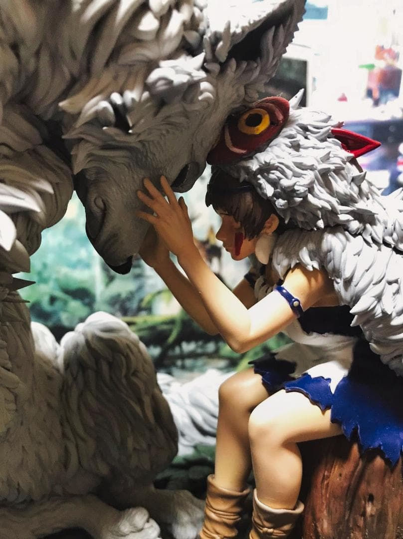 もののけ姫　サン　フィギア　宮崎駿　　 約30ｃｍ　巨大フィギア