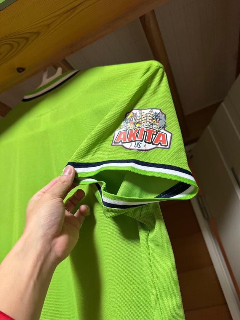 スワローズ ユニフォーム 石川雅規直筆サイン他2人