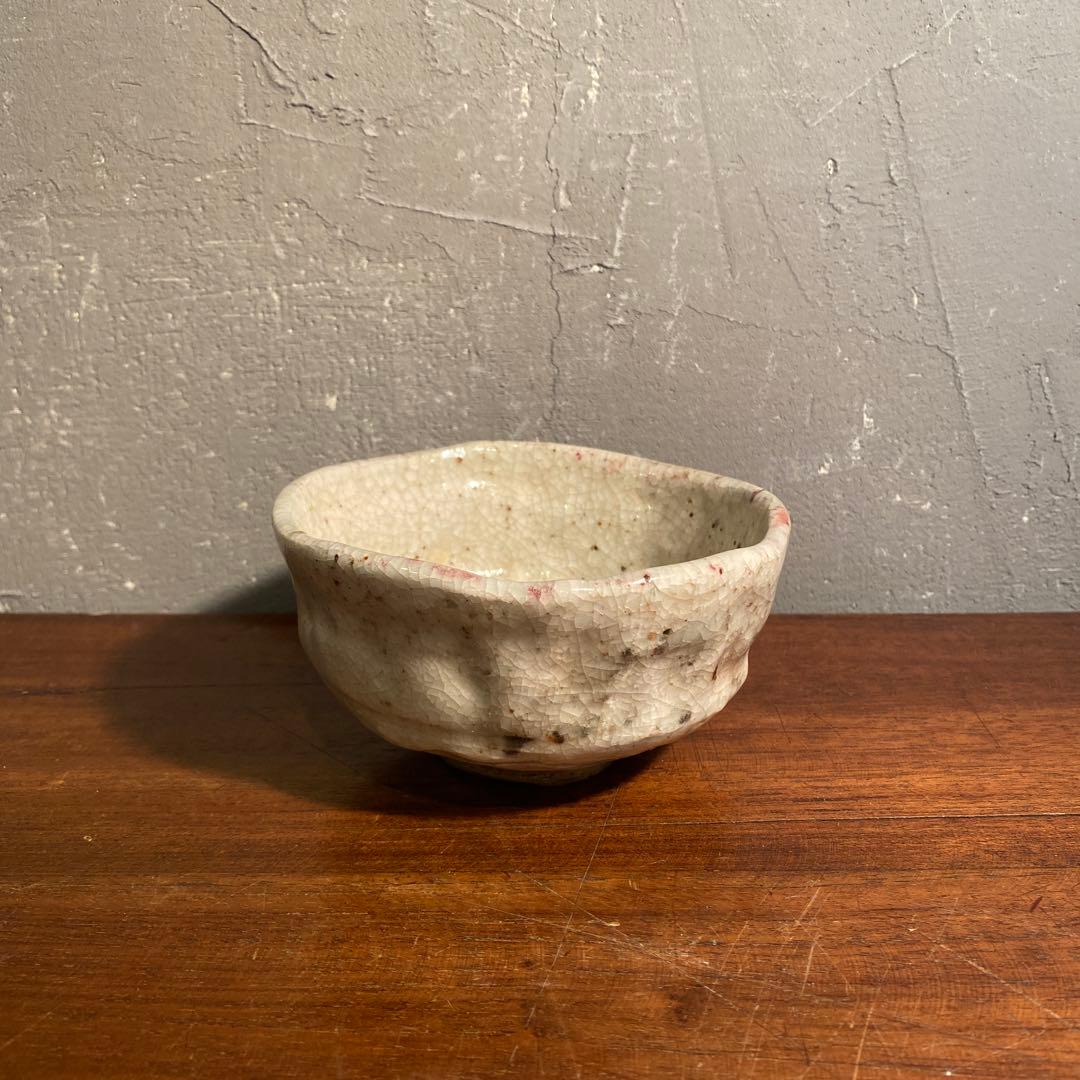 昭和初期 茶道具セット 志野焼 竹製 抹茶碗 茶匙 棗 骨董品 時代物 蔵出し