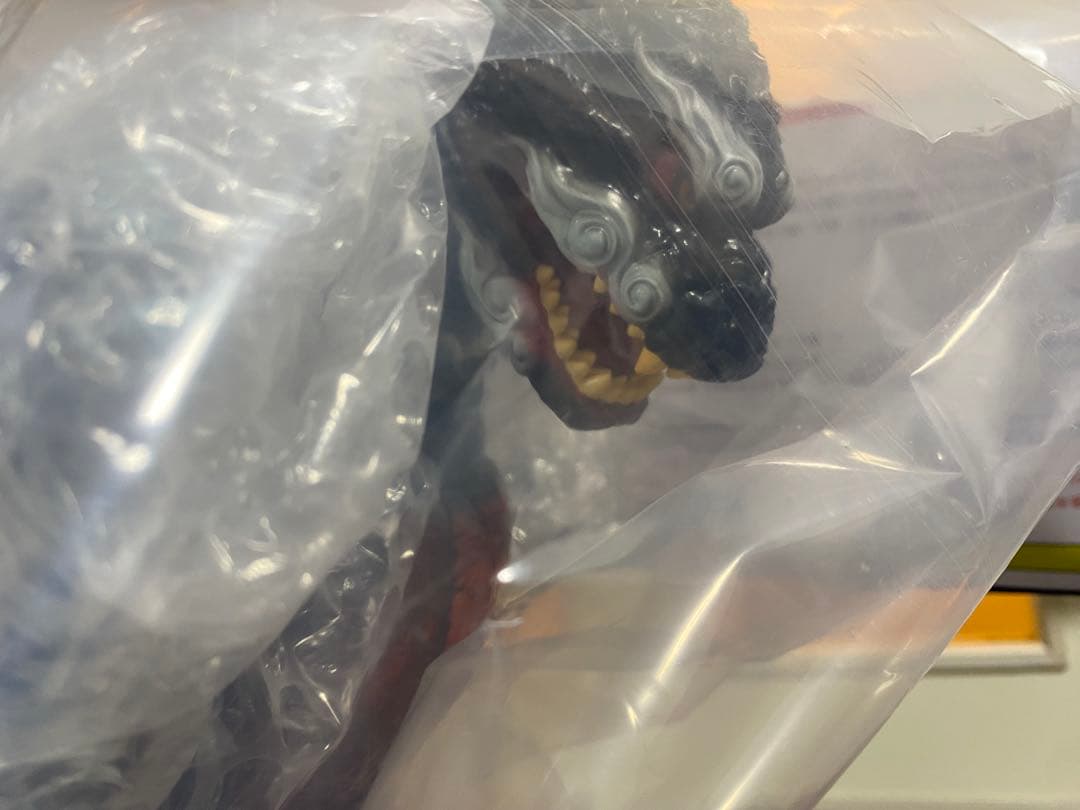 ゴジラ ヴィニールアートバーニングコレクション　frogtree 浮世の絵(黒)