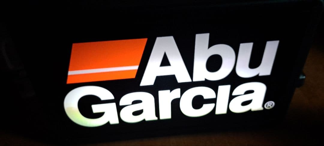 Abu Garcia 電飾看板 壁掛け ピュアフィッシング レア 非売品