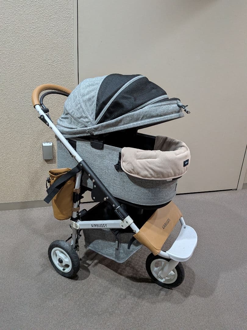 【美琴】AIRBUGGY ペットカート アースグレー