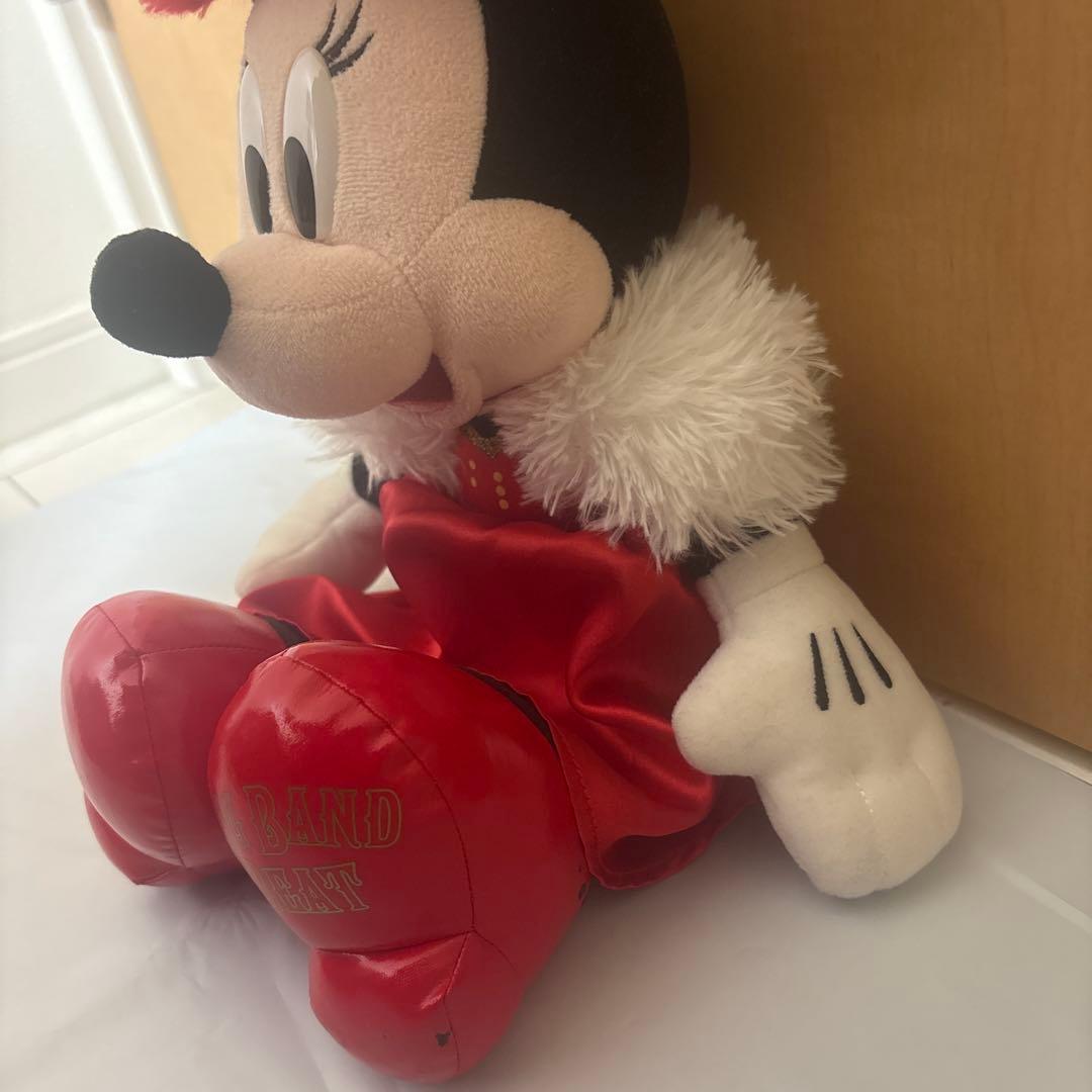 ビックバンドビート ミニー ぬいぐるみ・ぬいぐるみバッジ2点セット本日発送可能！