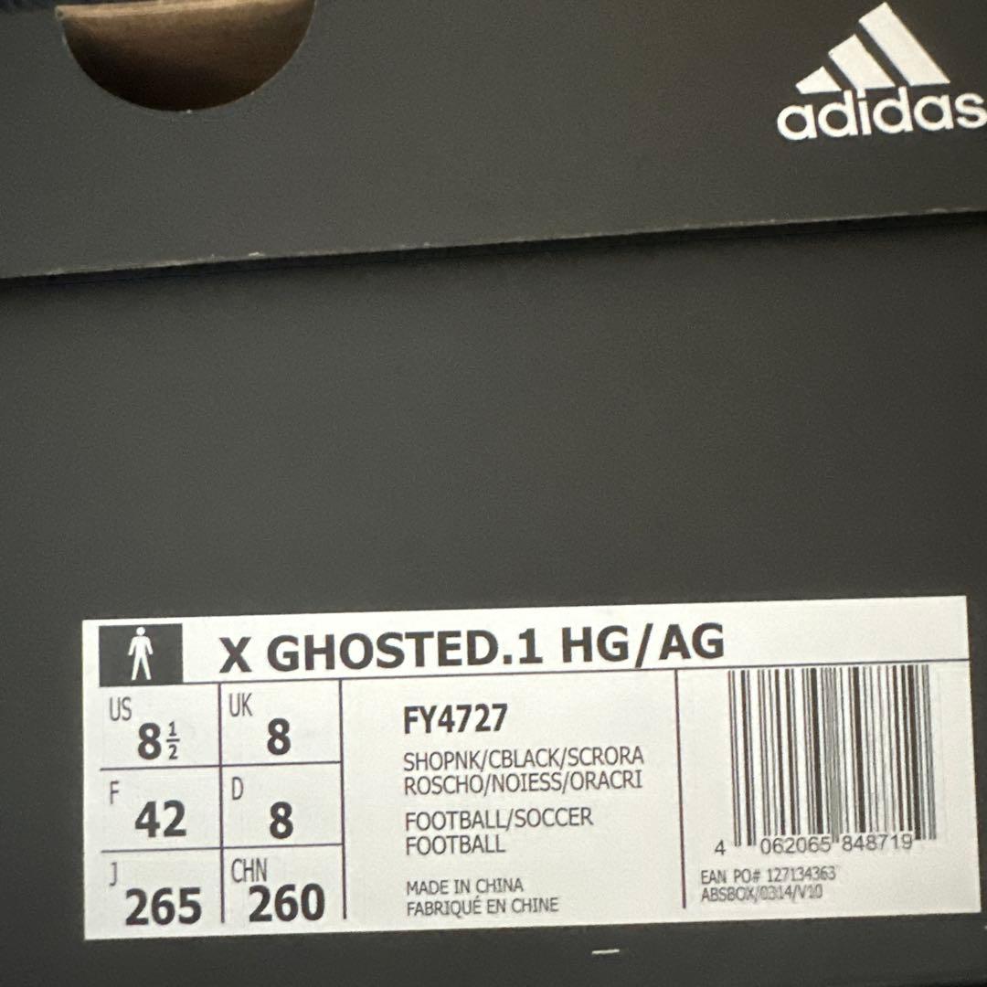 エックス　ゴースト.1 HG/AG ピンク 26.5 新品