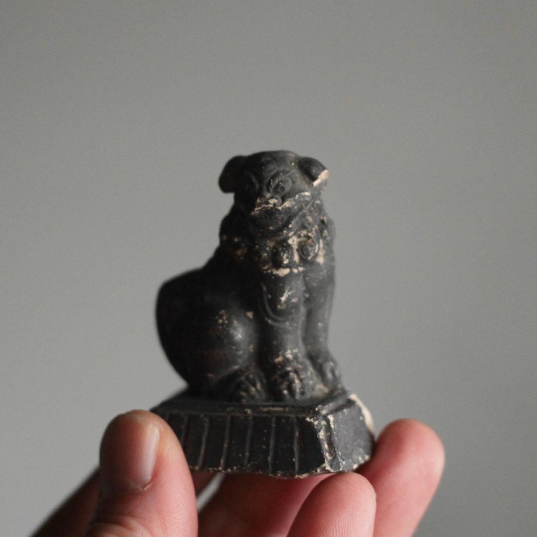 土人形 獅子 古道具 アンティーク 民芸 郷土人形