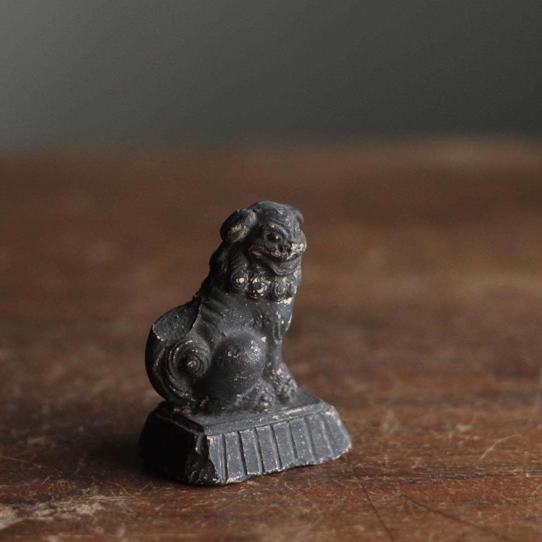 土人形 獅子 古道具 アンティーク 民芸 郷土人形