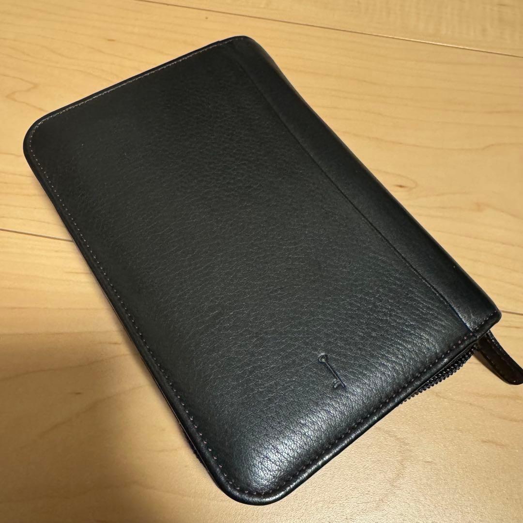 NAGASAWA キップレザー ペンケース　5本差し　ブラック　ナガサワ