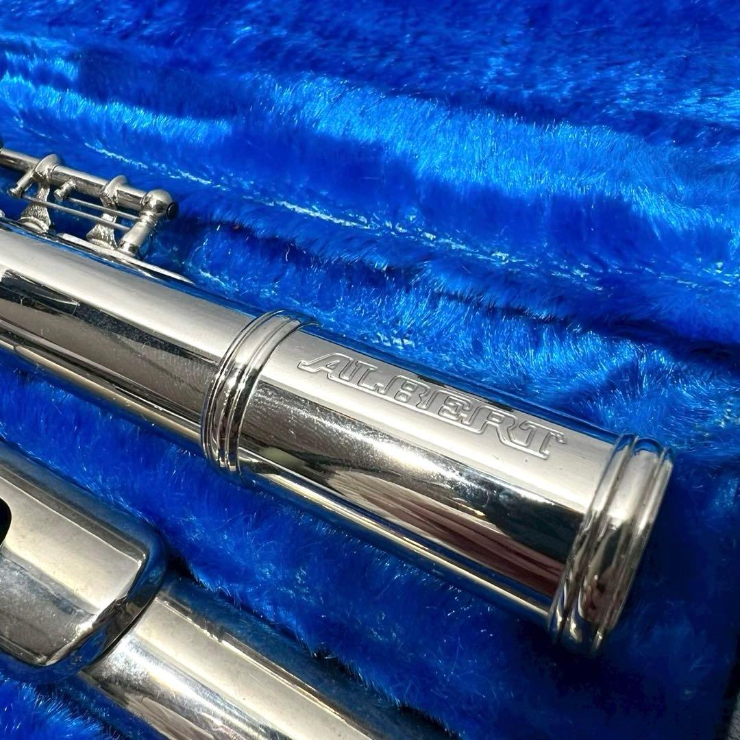 【音出し確認済み】 フルート 本体 ハードケース付 現状品 初心者向け 練習用