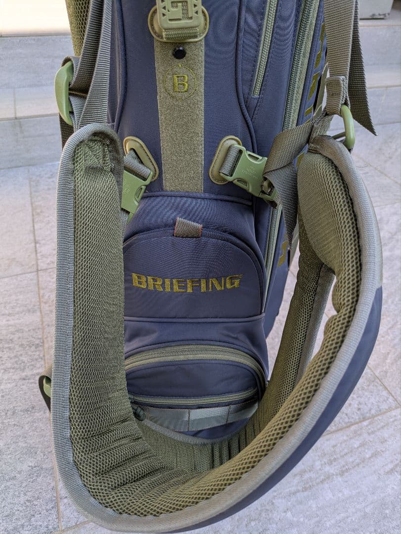 限定品/美品　Briefing/ブリーフィングキャディバッグ　レンジャーグリーン